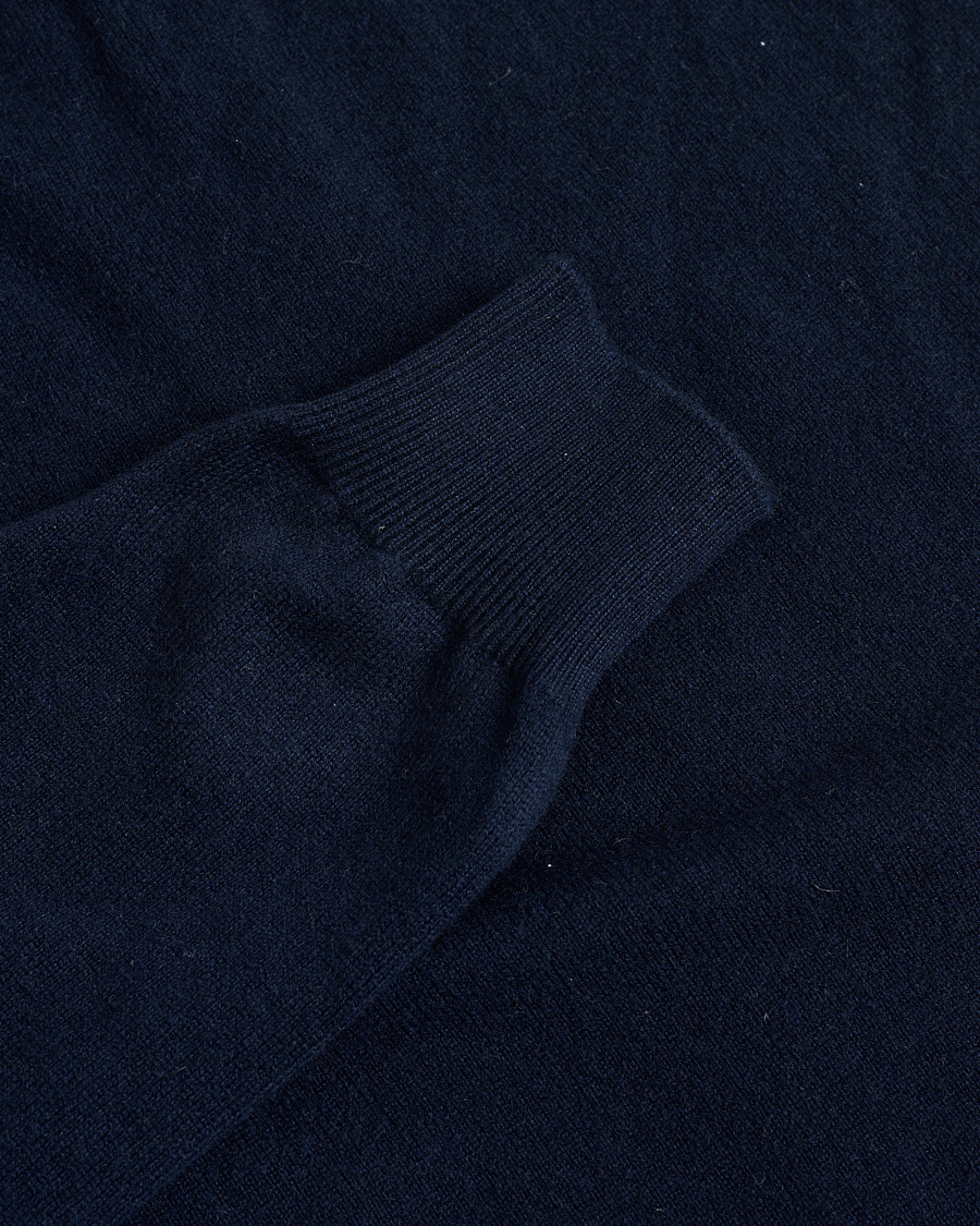 Herre | Pre-owned Trøjer | Pre-owned | Fedeli Cashmere Full Zip Navy 48