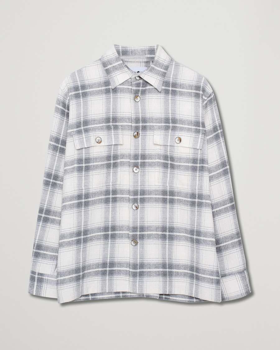 Herre | Jakker | Pre-owned | NN07 Soren Checked Shirt Jacket Grey L