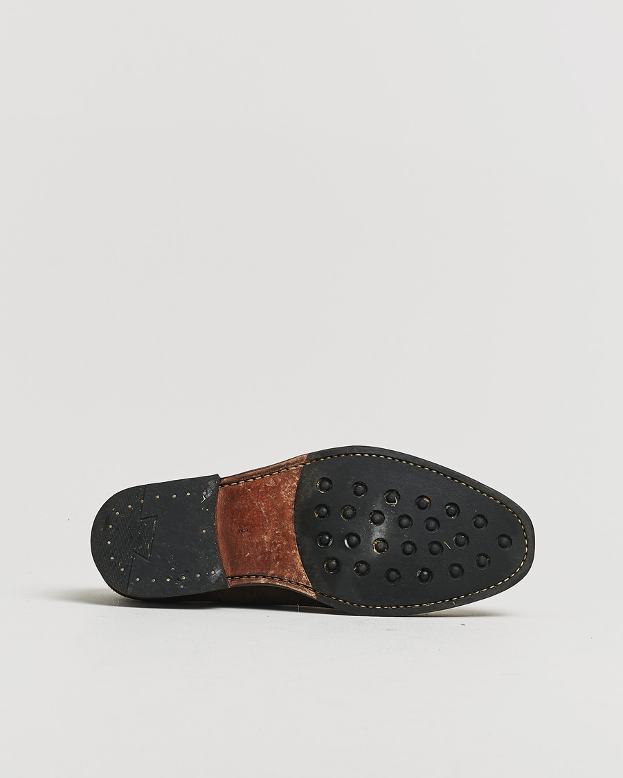 Herre | Pre-owned Randsyede sko | Pre-owned | Myrqvist Äppelviken Oxford Dark Brown Suede UK6 - EU40