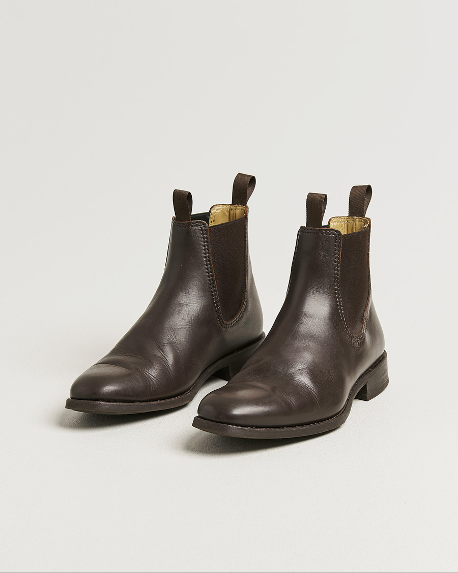 Herre | Pre-owned Randsyede sko | Pre-owned | Myrqvist Granhult Chelsea Boot Brown Calf UK9 - EU43
