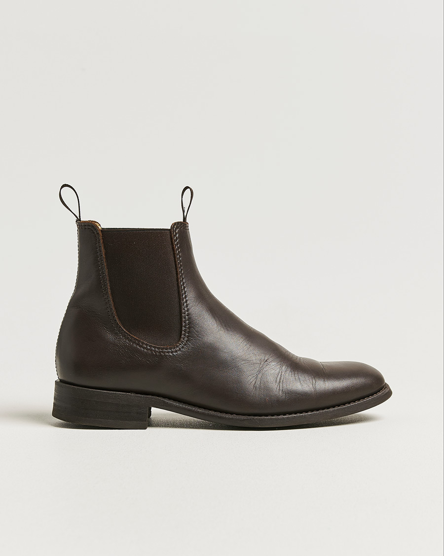 Herre | Pre-owned Randsyede sko | Pre-owned | Myrqvist Granhult Chelsea Boot Brown Calf UK9 - EU43