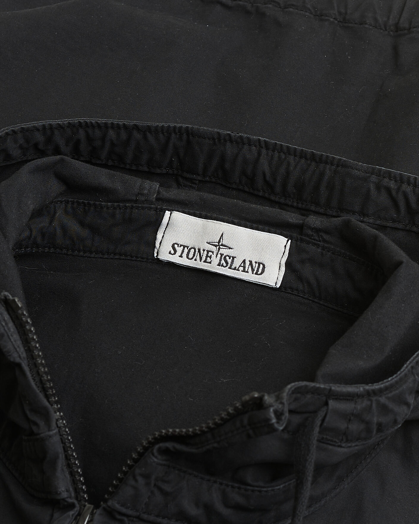 Herre | Pre-owned Jakker | Pre-owned | Stone Island Supima Cotton Hooded Jacket Black XL