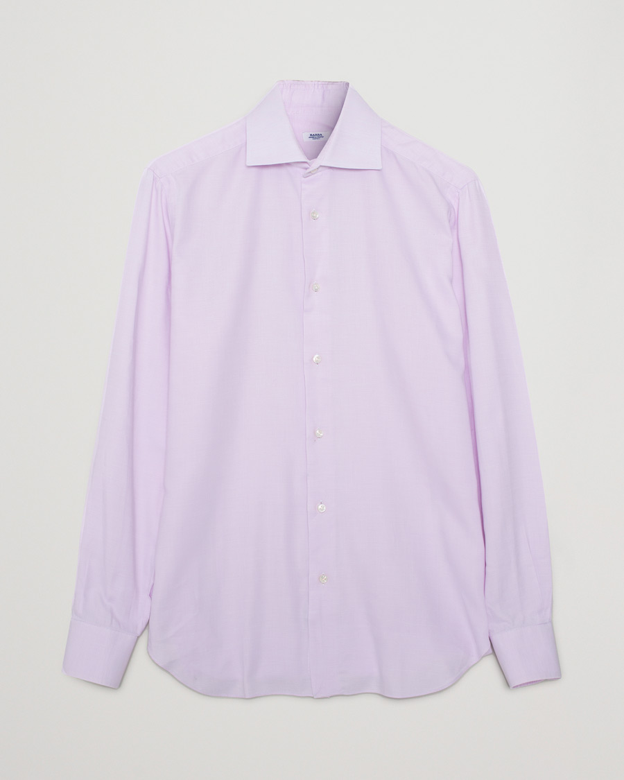Herre | Barba Napoli Slim Dress Shirt Pink 39 - M | Pre-owned | Barba Napoli Slim Dress Shirt Pink 39 - M