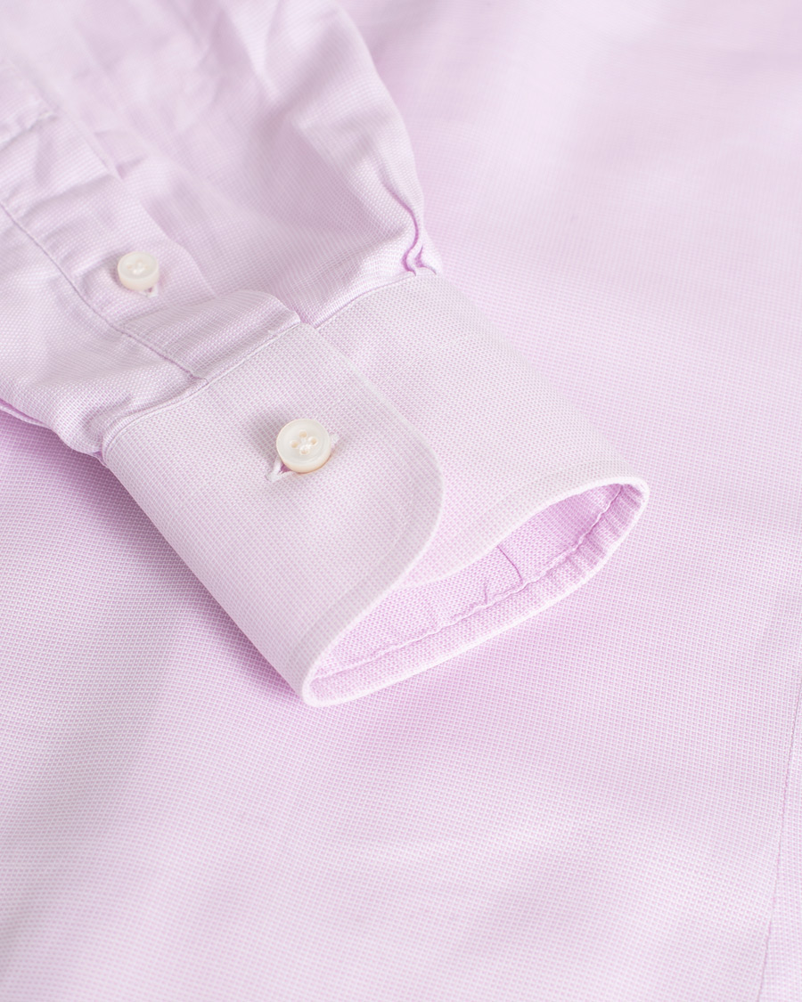 Herre | Barba Napoli Slim Dress Shirt Pink 39 - M | Pre-owned | Barba Napoli Slim Dress Shirt Pink 39 - M