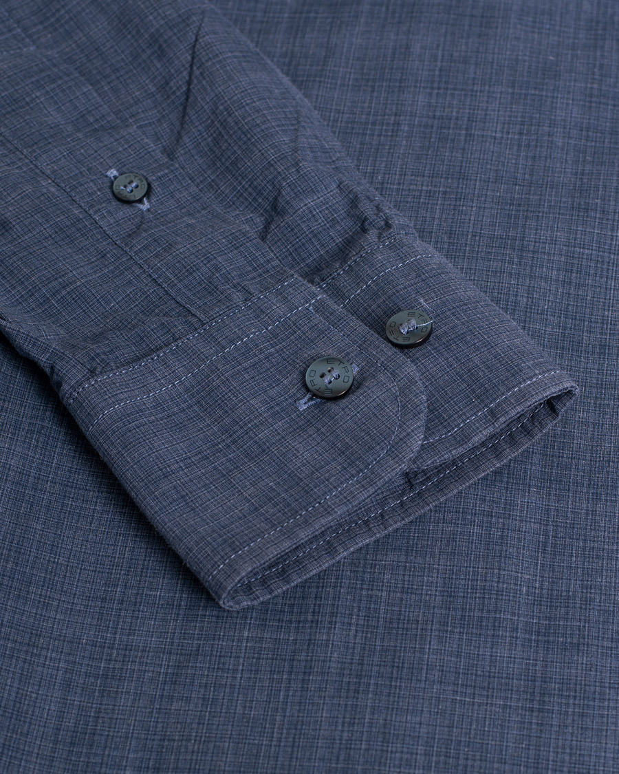 Herre | Pre-owned Skjorter | Pre-owned | Slim Fit Checked Cotton Shirt Blue 38 - S