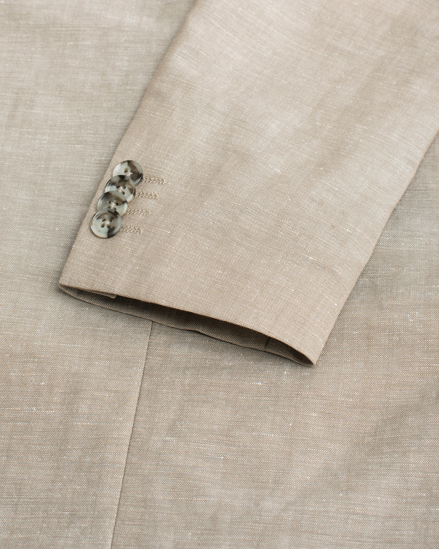 Herre | J.Lindeberg Linen/Wool Suit Beige 48 - 46 | Pre-owned | J.Lindeberg Linen/Wool Suit Beige 48 - 46