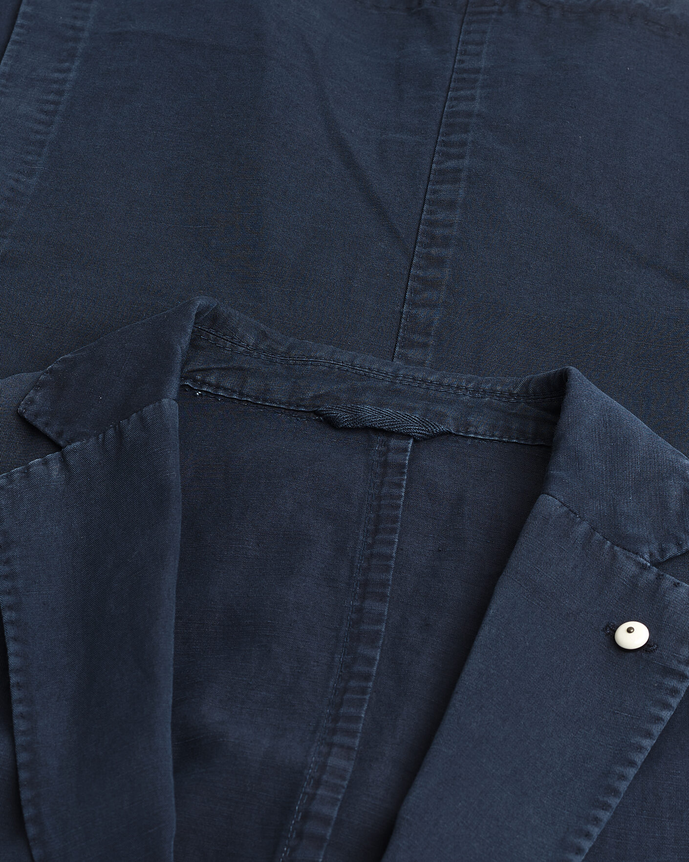 Herre | Pre-owned Blazere | Pre-owned | L.B.M. 1911 Jack Regular Fit Cotton & Linen Blazer Navy 52