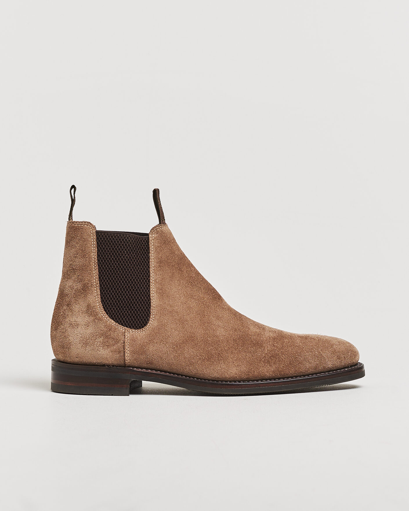 Herre | Pre-owned Randsyede sko | Pre-owned | Loake 1880 Emsworth Chelsea Boot Flint Suede UK9 - EU43