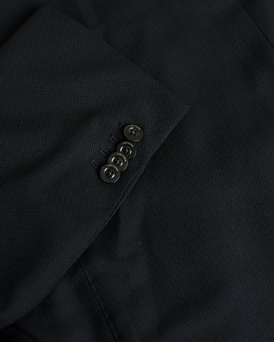Herre | Pre-owned Blazere | Pre-owned | Boglioli K Jacket Wool Hopsack Blazer Black