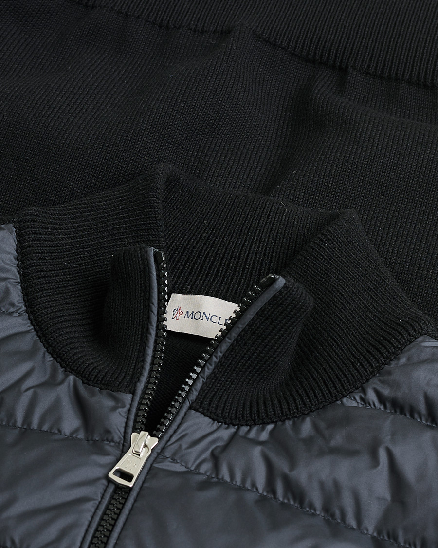 Herre | Pre-owned Jakker | Pre-owned | Moncler Hybrid Zip Cardigan Black