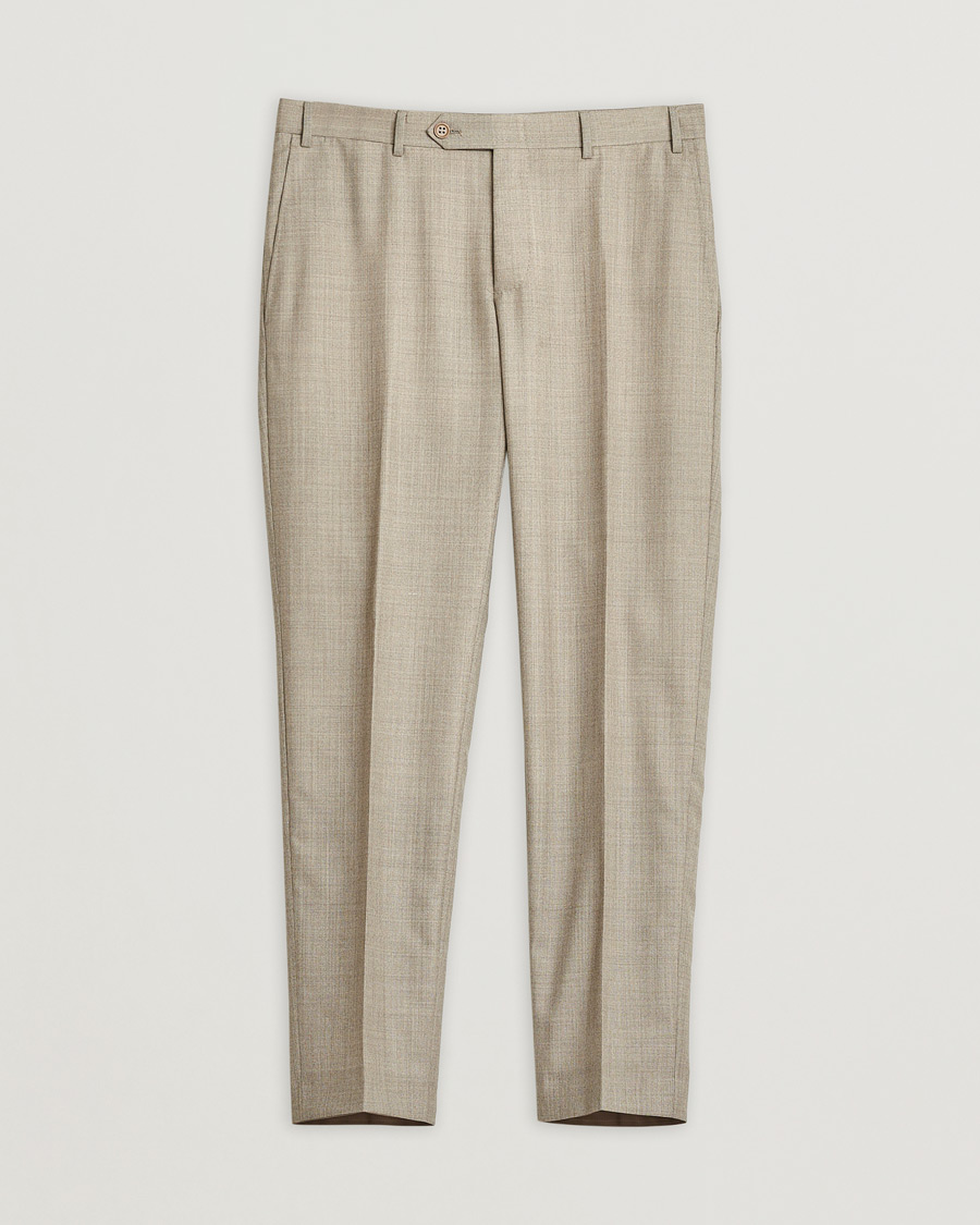 Herre | Pre-owned Jakkesæt | Pre-owned | Canali Wool Suit Beige Melange 48