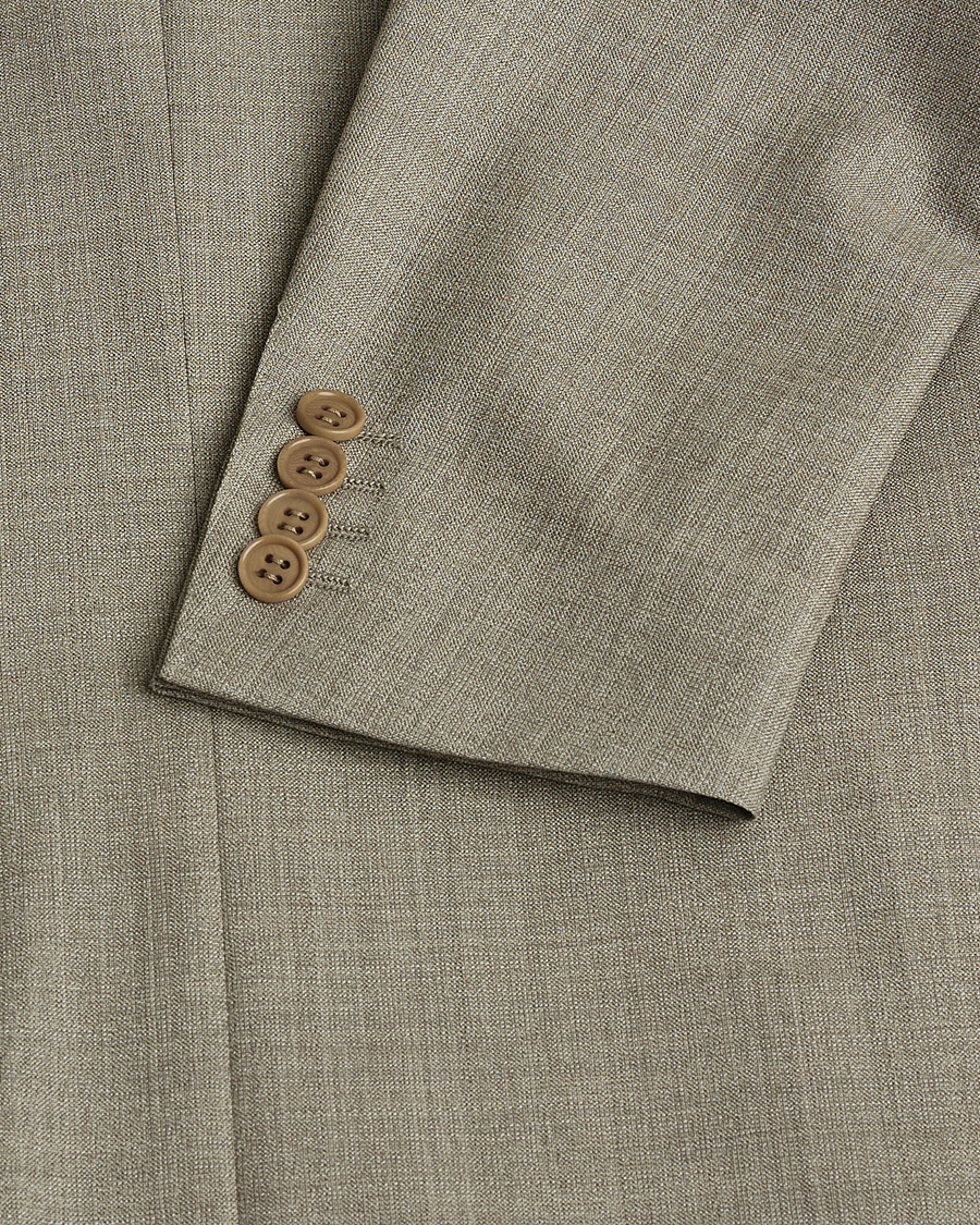 Herre | Pre-owned Jakkesæt | Pre-owned | Canali Wool Suit Beige Melange 48