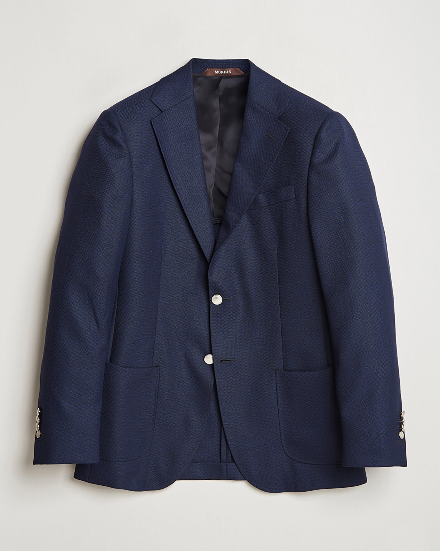 Herre | Pre-owned Blazere | Pre-owned | Morris Heritage Wool Hopsack Club Blazer Navy 52