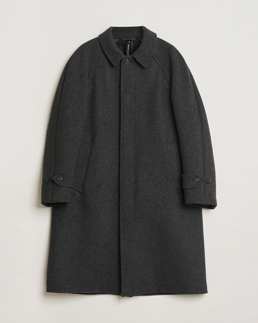Herre | Pre-owned Jakker | Pre-owned | Mackintosh Boston Wool Overcoat Grey M