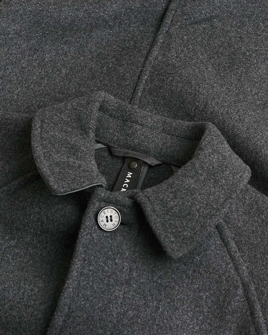 Herre | Pre-owned Jakker | Pre-owned | Mackintosh Boston Wool Overcoat Grey M