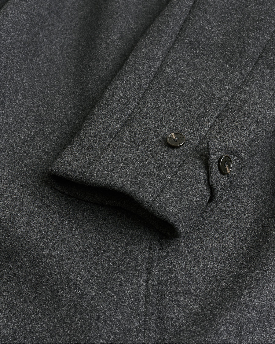 Herre | Pre-owned Jakker | Pre-owned | Mackintosh Boston Wool Overcoat Grey M