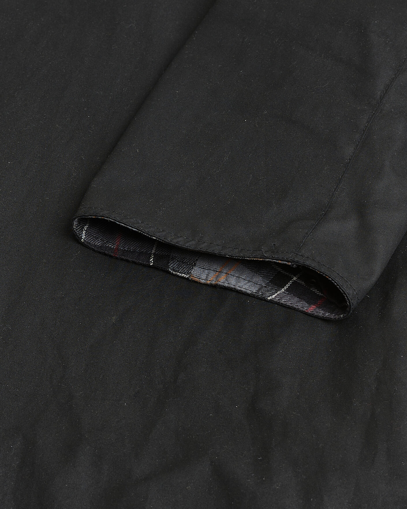 Herre | Pre-owned Jakker | Pre-owned | Barbour Heritage Modfied Exmoore Wax Coat Black UK38 - EU48