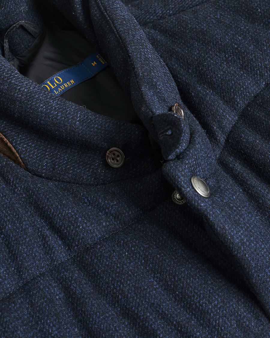 Herre | Pre-owned Jakker | Pre-owned | Polo Ralph Lauren Flannel Wool Vest Navy M