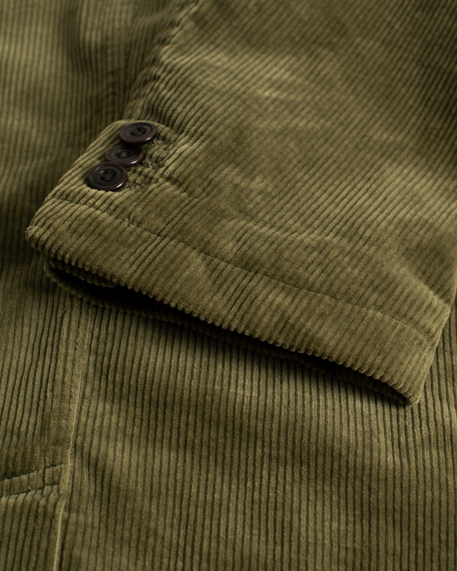 Herre | Blazere & jakker | Pre-owned | Polo Ralph Lauren Corduroy Stretch Blazer Country Olive