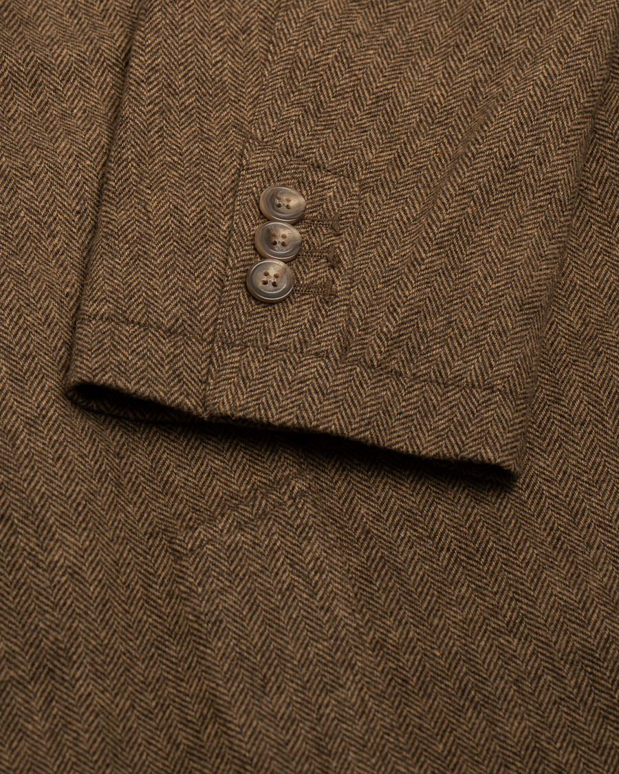 Herre | Blazere & jakker | Pre-owned | Polo Ralph Lauren Classic Herringbone Sportcoat Brown/Tan