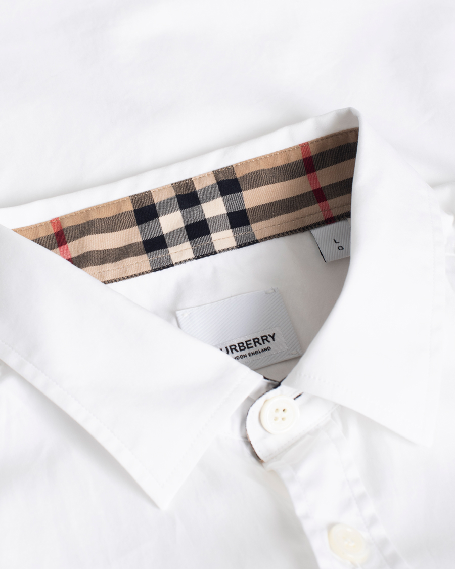 Herre | Skjorter | Pre-owned | Burberry Slim Fit Dress Shirt White L