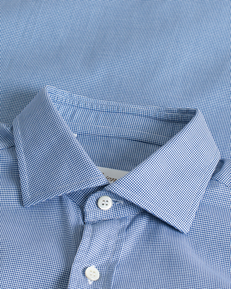 Herre | Brioni Slim Fit Micro Structure Dress Shirt Light Blue | Pre-owned | Brioni Slim Fit Micro Structure Dress Shirt Light Blue