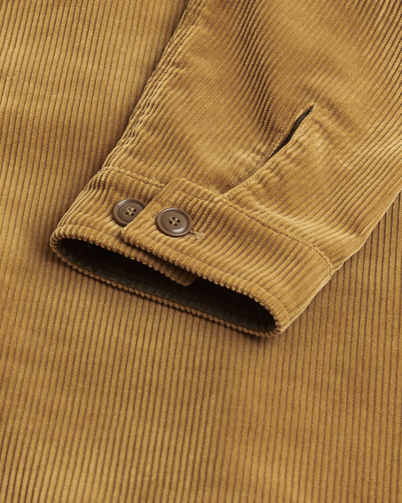 Herre | Pre-owned Jakker | Pre-owned | Aspesi Corduroy Cotton Shirt Jacket Tan L