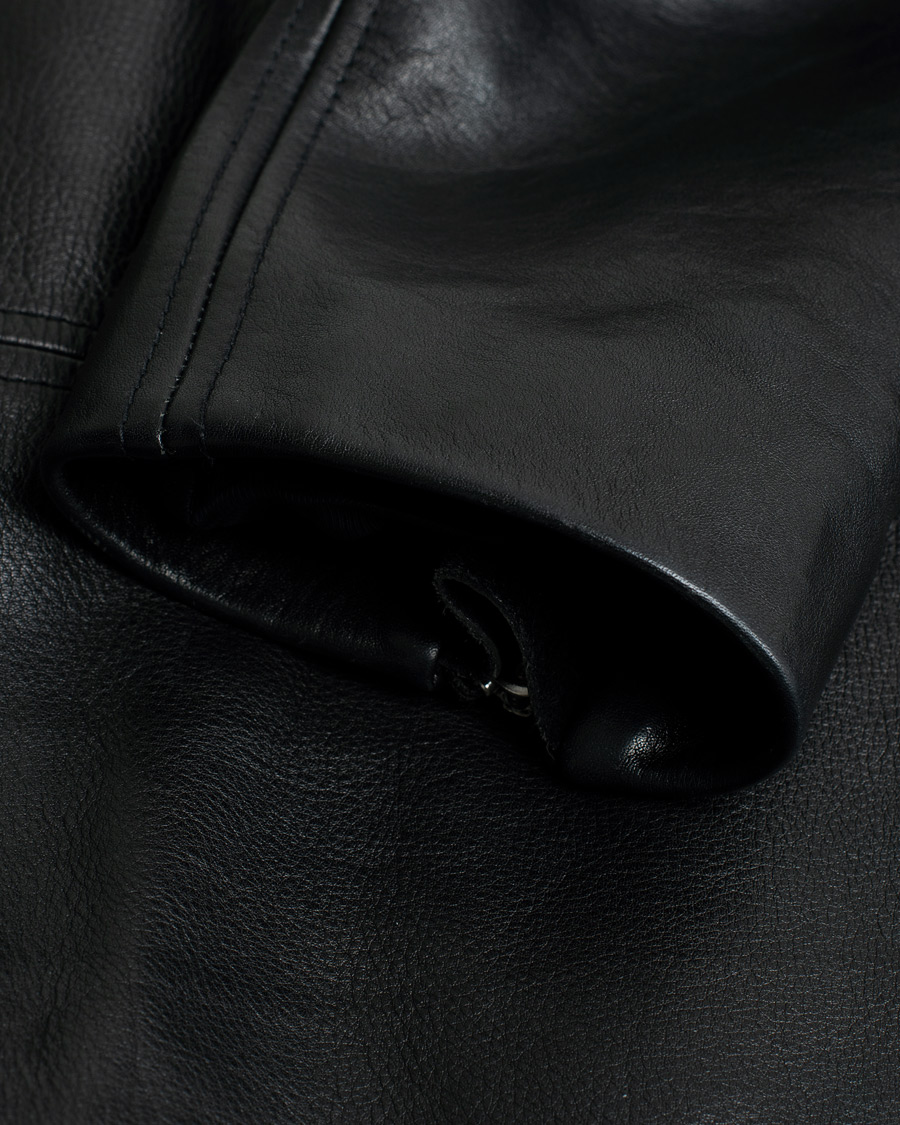 Herre | Acne Studios Biker Leather Jacket Black 46 | Pre-owned | Acne Studios Biker Leather Jacket Black 46