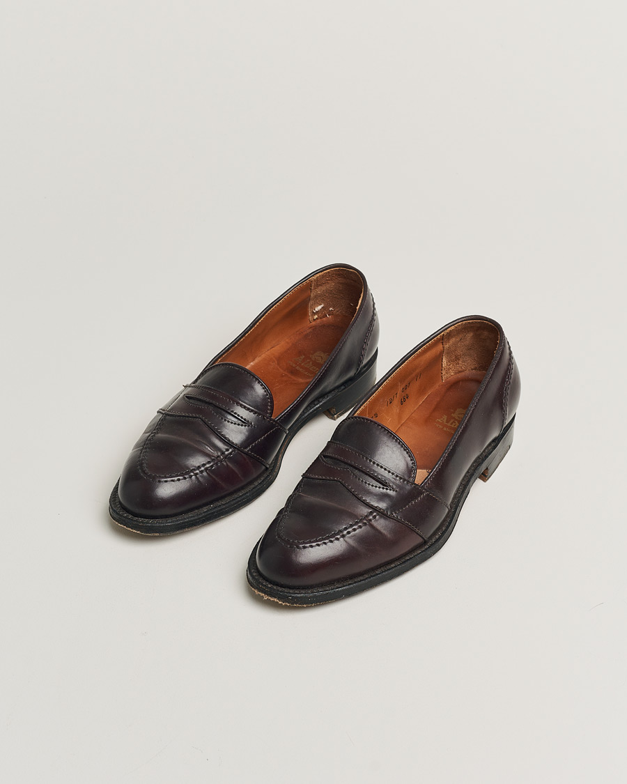 Herre | Alden 684 Full Strap Slip-On Penny Loafer UK7,5 - EU41 | Pre-owned | Alden 684 Full Strap Slip-On Penny Loafer UK7,5 - EU41