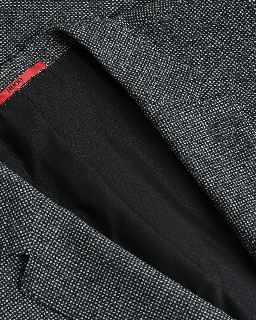 Herre | Pre-owned Blazere | Pre-owned | HUGO Flannel Wool Blazer Grey 54