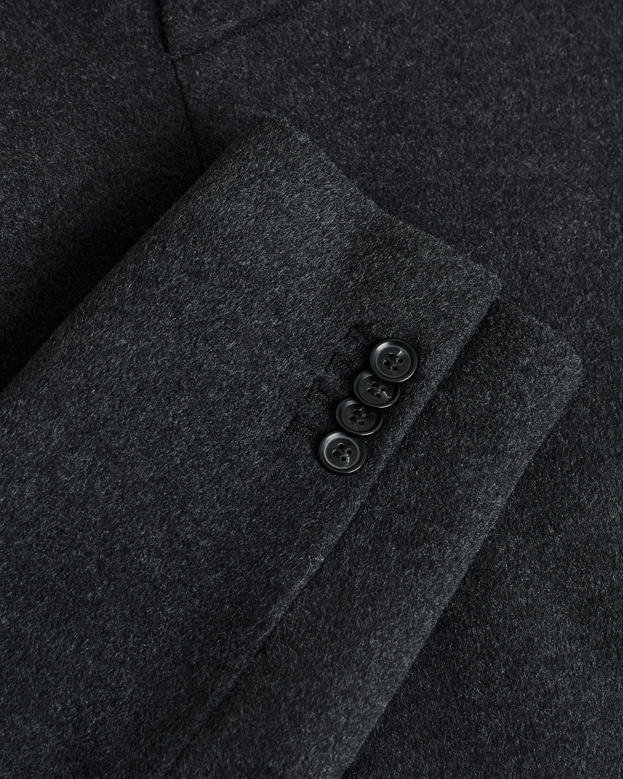Herre | Pre-owned Jakker | Pre-owned | Oscar Jacobson Savile Row Wool/Cashmere Coat Dark Grey 52