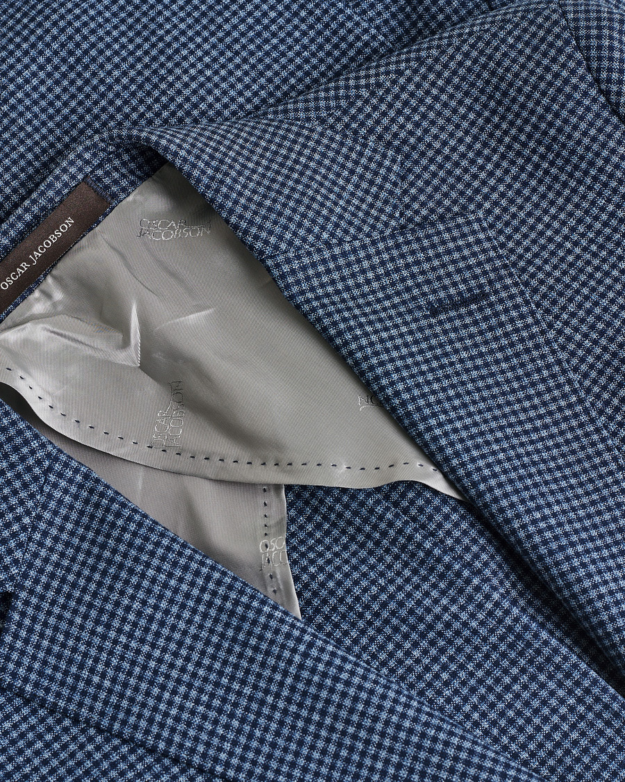 Herre | Pre-owned Blazere | Pre-owned | Oscar Jacobson Ferry Check Wool Blazer Multi