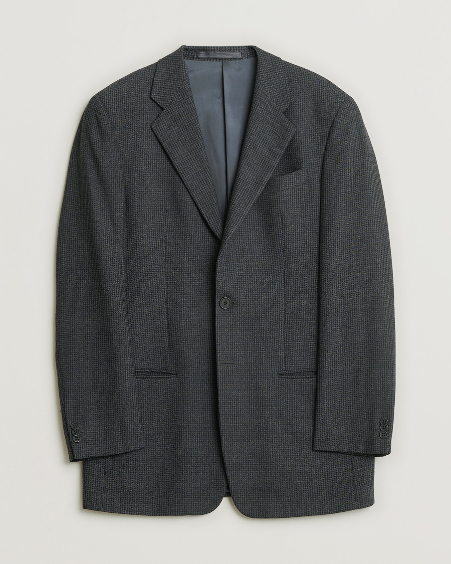 Herre | Pre-owned Blazere | Pre-owned | Armani Collezioni Vintage Wool Blazer Dark Grey 48