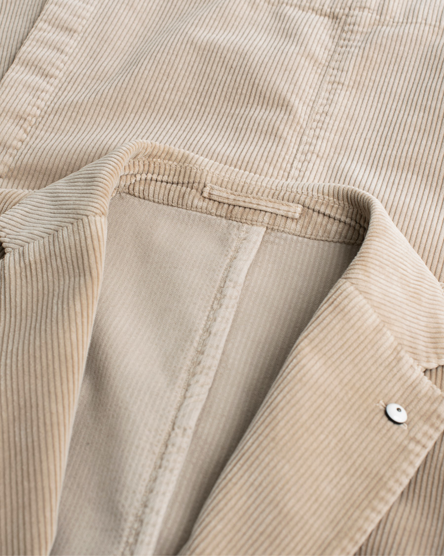 Herre | Blazere & jakker | Pre-owned | L.B.M. 1911 Jack Corduroy Blazer Beige