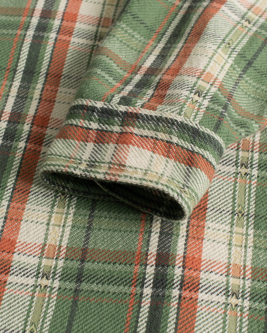 Herre | Big Yank 1942 Flannel Shirt Green Check S | Pre-owned | Big Yank 1942 Flannel Shirt Green Check S