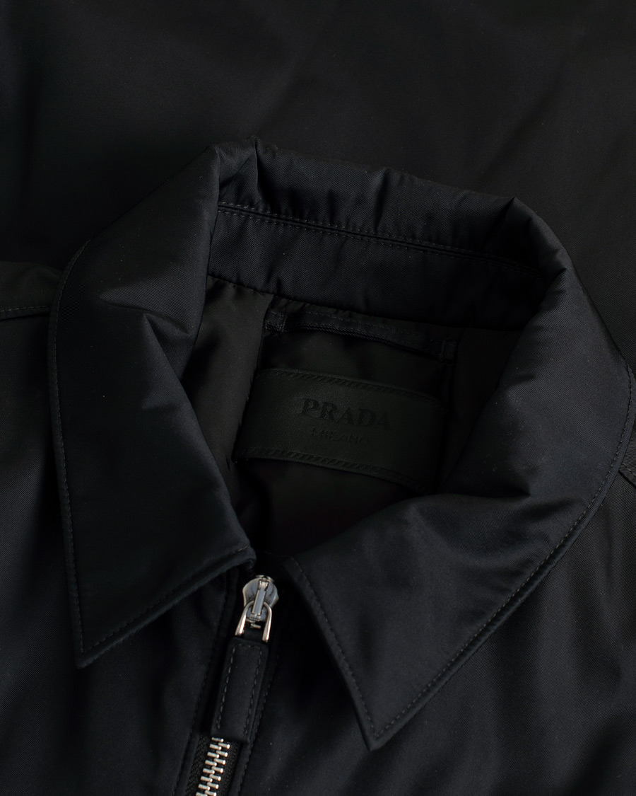Herre | Prada Re-Nylon Lifestyle Jacket Black 52 | Pre-owned | Prada Re-Nylon Lifestyle Jacket Black 52
