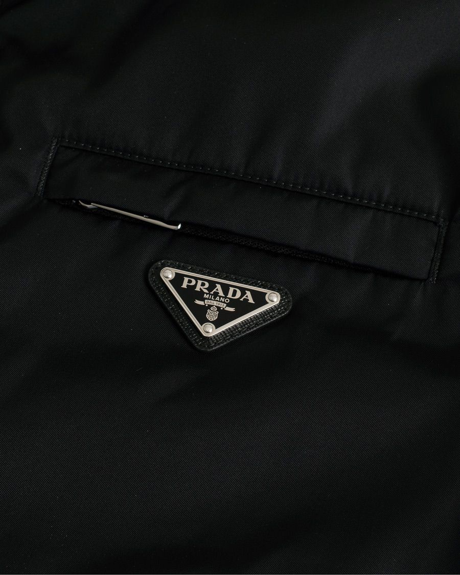 Herre | Prada Re-Nylon Lifestyle Jacket Black 52 | Pre-owned | Prada Re-Nylon Lifestyle Jacket Black 52