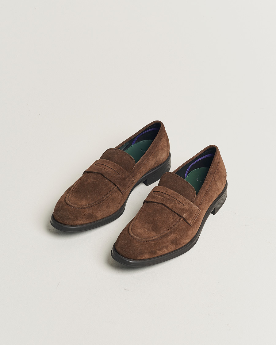 Herre | Paul Smith Pierce Suede Loafer Dark Brown UK8 - EU42 | Pre-owned | Paul Smith Pierce Suede Loafer Dark Brown UK8 - EU42