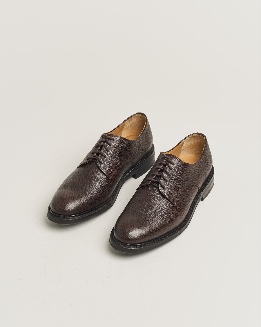 Herre | Myrqvist Boden Derby Dark Brown Country Calf UK7,5 - EU41,5 | Pre-owned | Myrqvist Boden Derby Dark Brown Country Calf UK7,5 - EU41,5