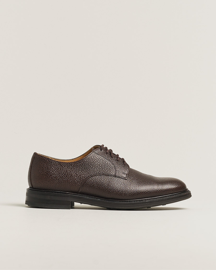 Herre | Myrqvist Boden Derby Dark Brown Country Calf UK7,5 - EU41,5 | Pre-owned | Myrqvist Boden Derby Dark Brown Country Calf UK7,5 - EU41,5