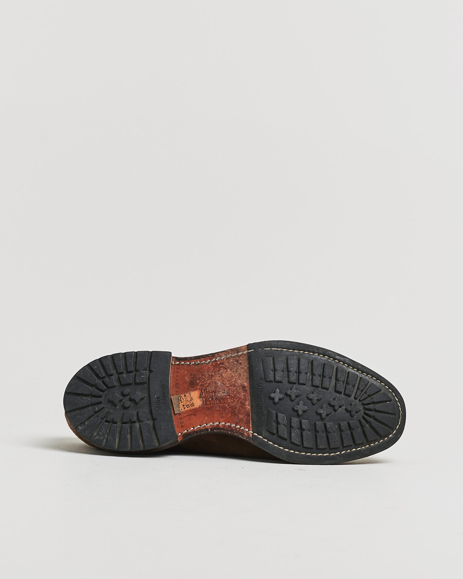 Herre | Pre-owned Randsyede sko | Pre-owned | Allen Edmonds Barlow Oxford Dark Brown Suede UK8,5 - EU42