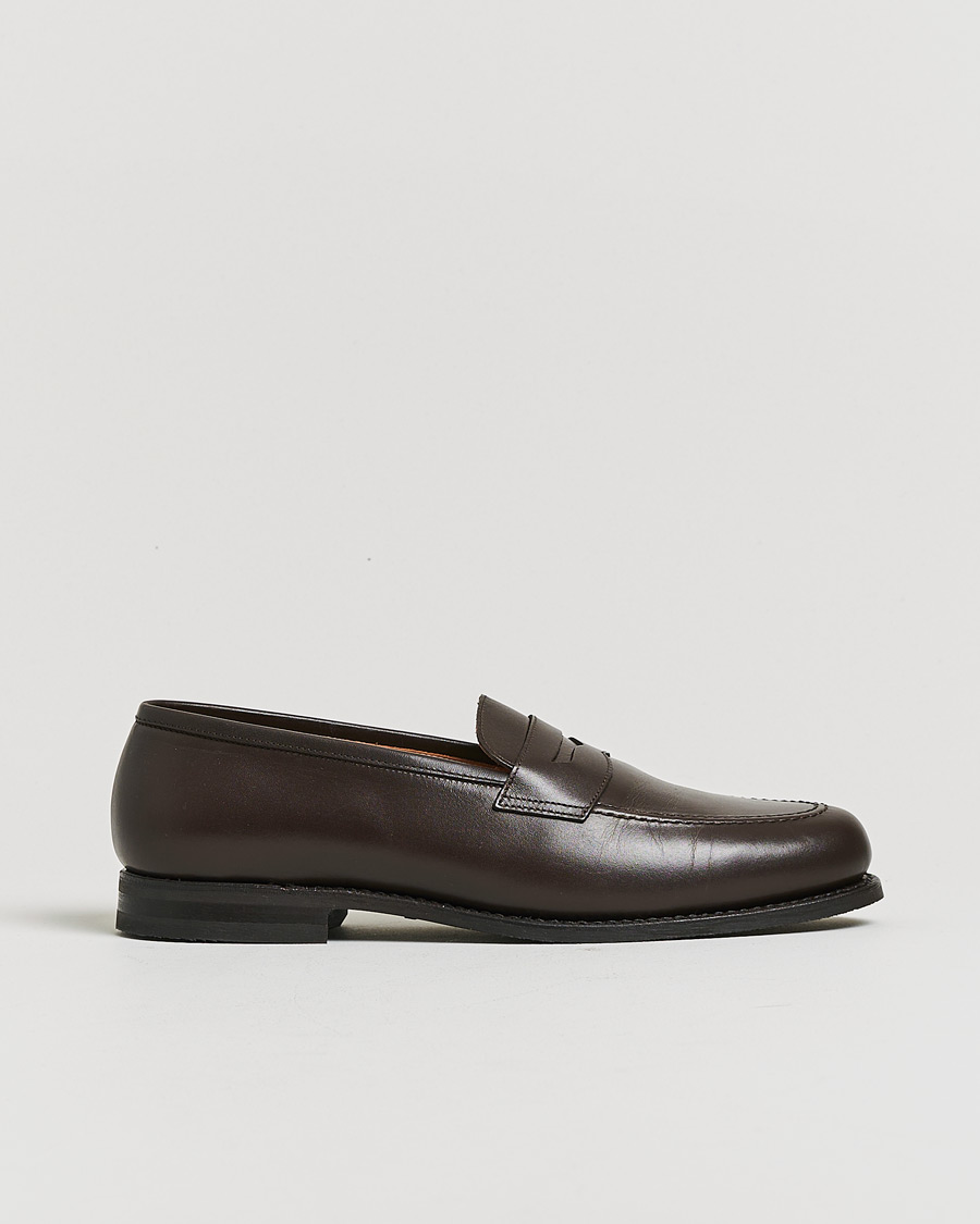 Herre | Pre-owned Randsyede sko | Pre-owned | Myrqvist Stenhammar II Loafer Dark Brown Calf UK10,5 - EU44,5