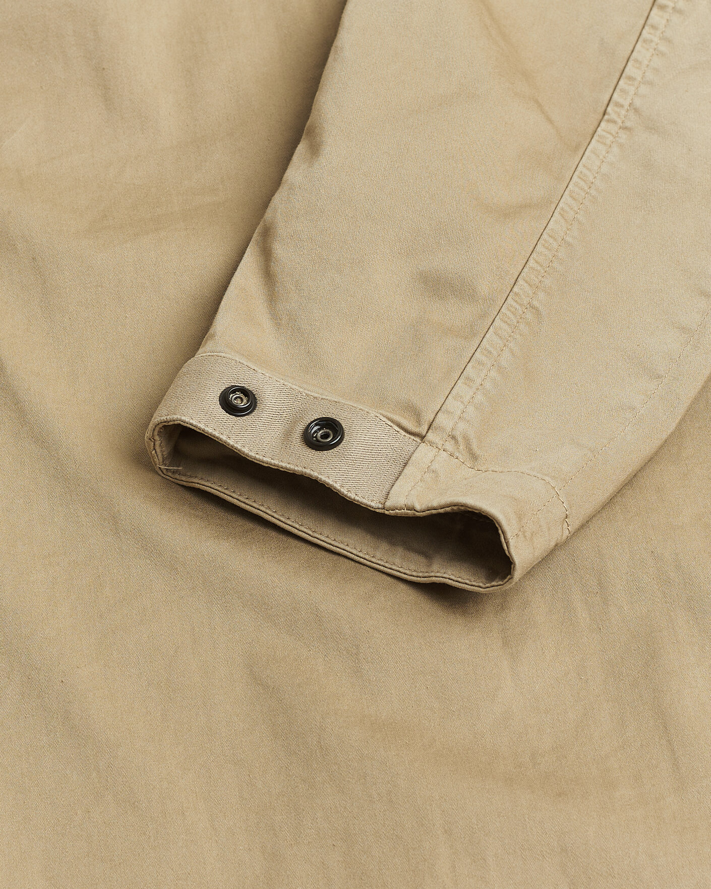Herre | Pre-owned Jakker | Pre-owned | Stone Island Cotton Stretch Zip Overshirt Biscuit XL