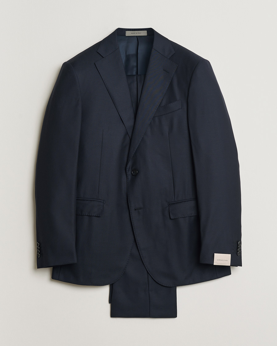 Herre | Pre-owned Jakkesæt | Pre-owned | Corneliani Wool Suit Navy 50