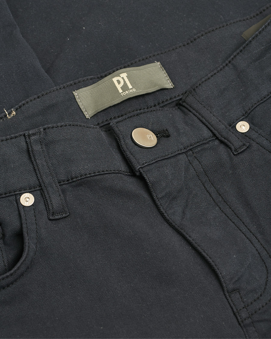 Herre | PT01 Slim Fit 5-Pocket Pants Navy | Pre-owned | PT01 Slim Fit 5-Pocket Pants Navy