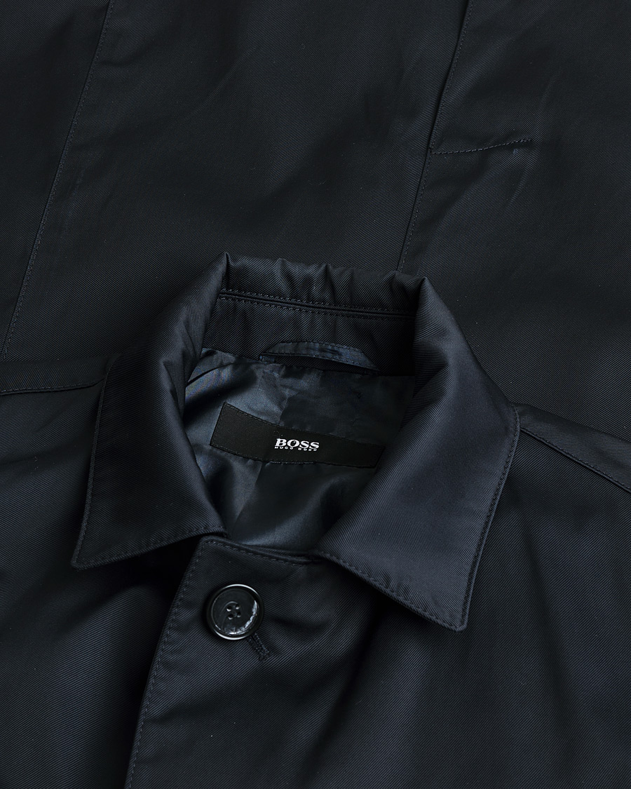 Herre | Pre-owned Jakker | Pre-owned | Hugo Boss Water Repellent Car Coat Navy 48