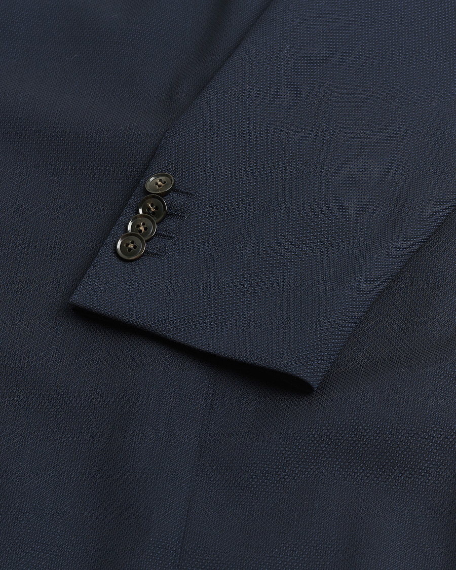 Herre | Pre-owned Blazere | Pre-owned | Oscar Jacobson Farris Patch Blazer Navy 48