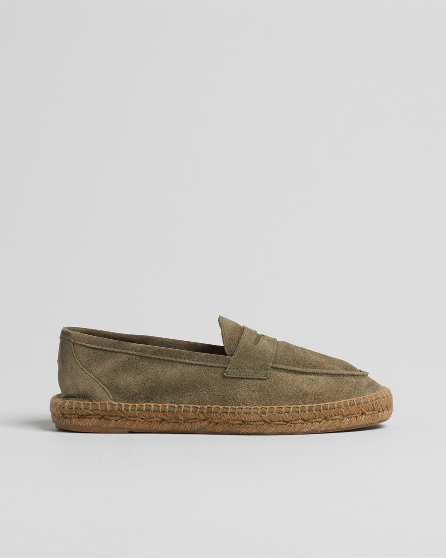 Herre | Pre-owned Sko | Pre-owned | Castañer Nacho Casual Suede Loafers Verde Bosque