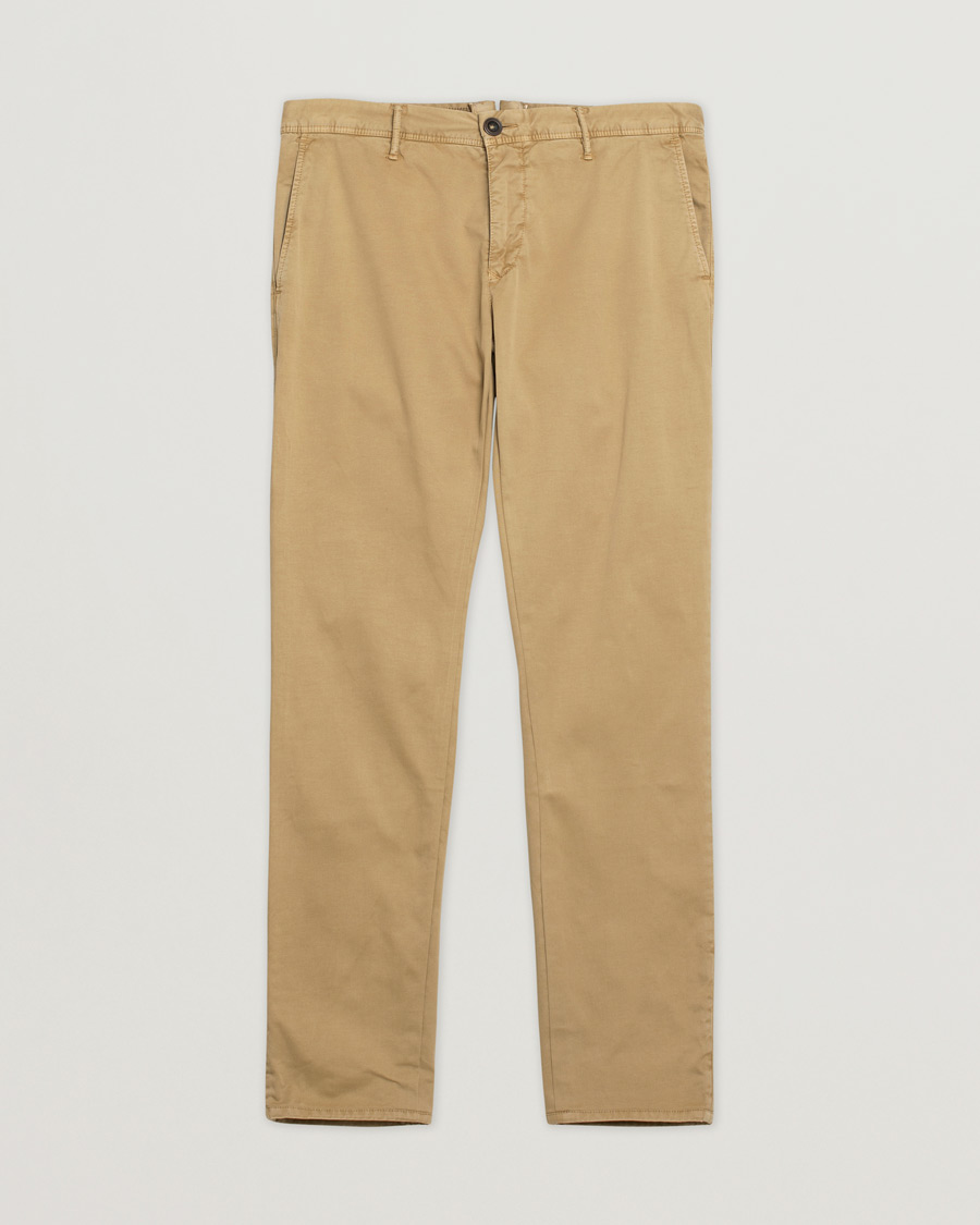 Herre | Incotex Slim Fit Stretch Slacks Beige W34 | Pre-owned | Incotex Slim Fit Stretch Slacks Beige W34