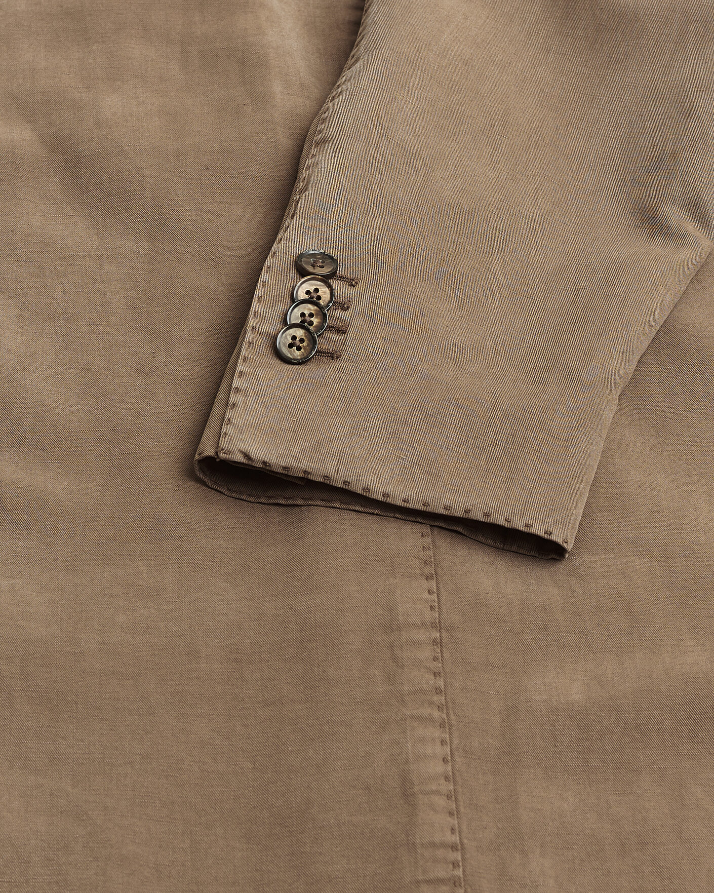 Herre | Pre-owned Blazere | Pre-owned | L.B.M. 1911 Jack Regular Fit Cotton Blend Blazer Taupe 54